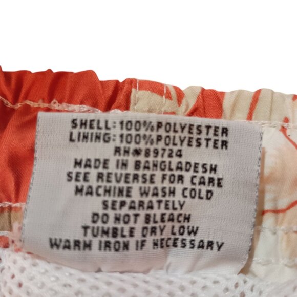 Rio by Merrill & Forbes Men's Swim Trunks shorts Side Pockets Tropical Size XL - Picture 4 of 9